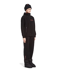 Recycled technical fleece hoodie
