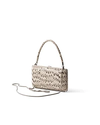 Ayers leather clutch