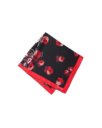 Double Match Hawaii printed silk scarf 90x90