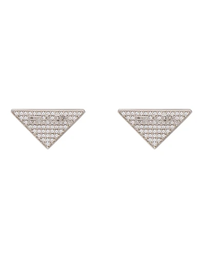 Crystal Logo Jewels zirconia earrings