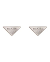 Crystal Logo Jewels zirconia earrings