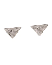 Crystal Logo Jewels zirconia earrings