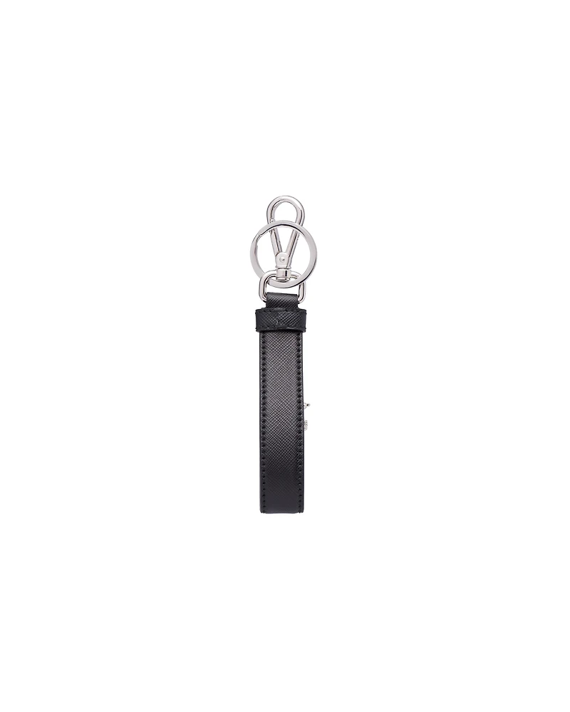 Saffiano Leather Keychain
