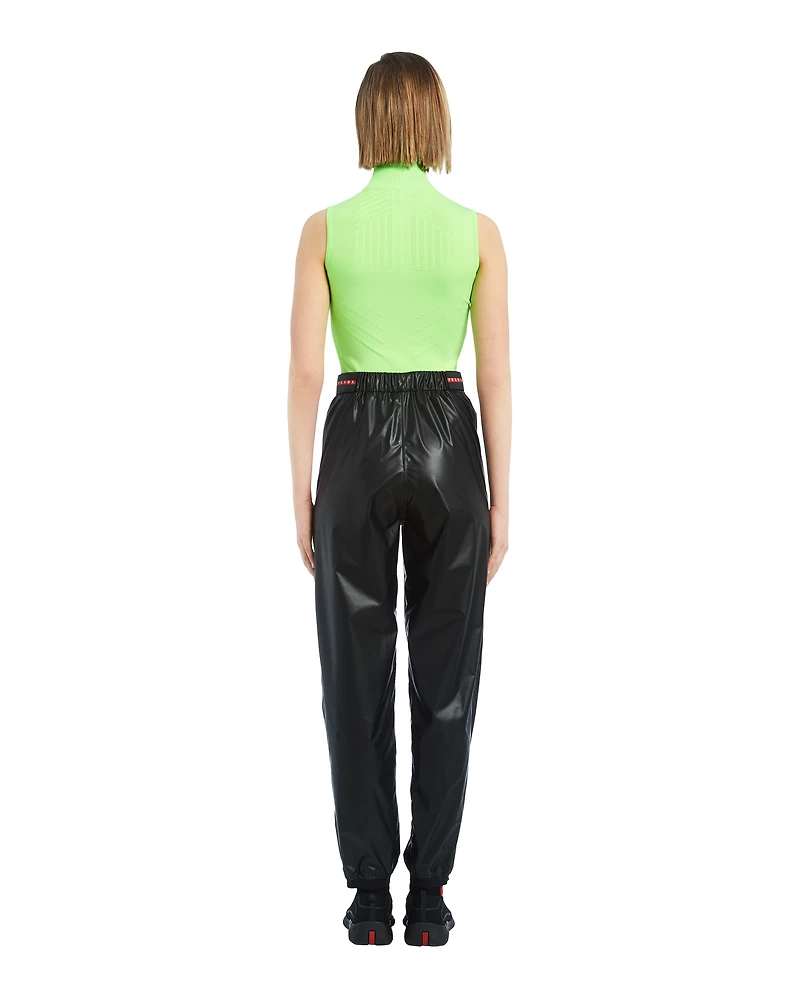 Light Re-Nylon wide-leg pants