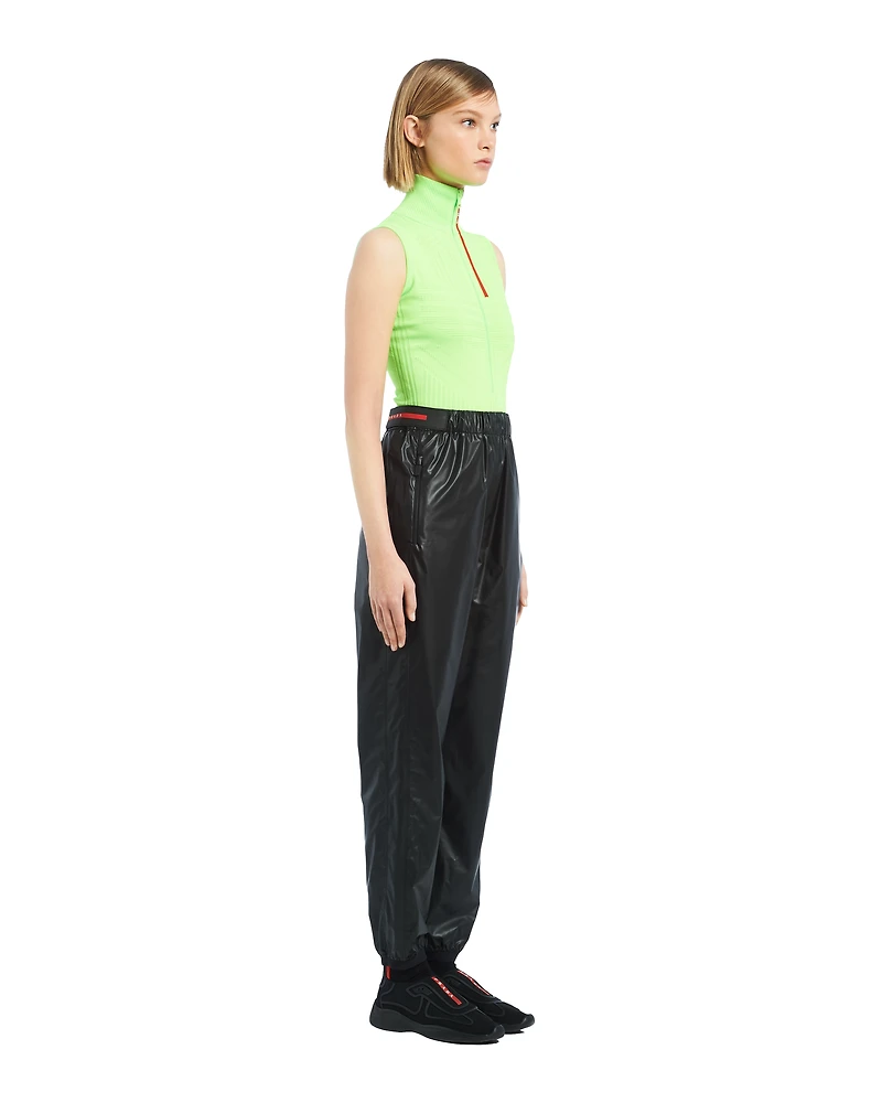 Light Re-Nylon wide-leg pants