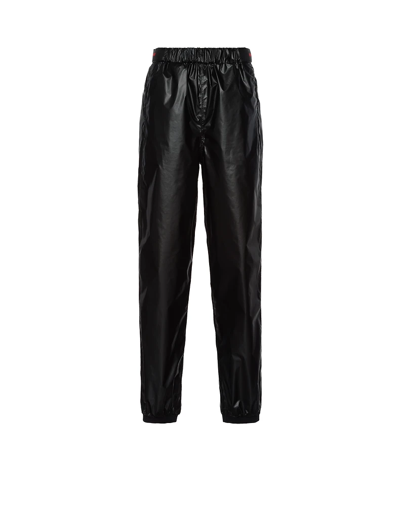 Light Re-Nylon wide-leg pants