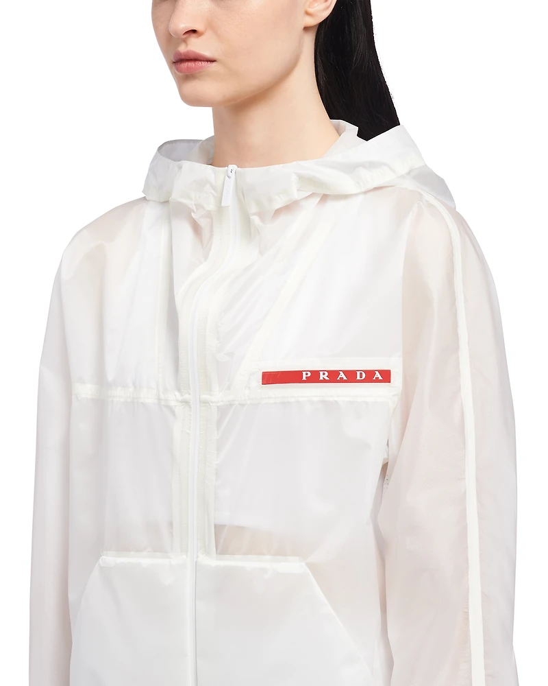Ripstop hooded windbreaker