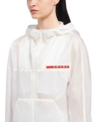 Ripstop hooded windbreaker