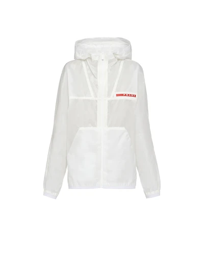 Ripstop hooded windbreaker