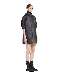 Ripstop hooded raincoat