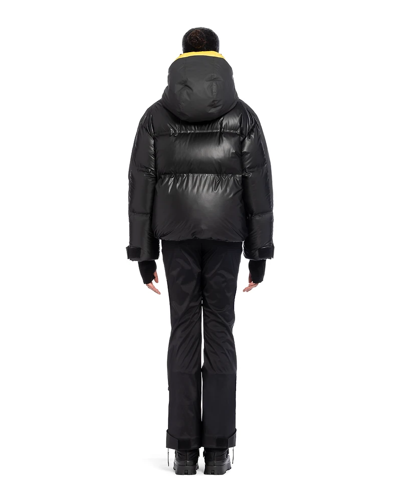 Cropped Light Re-Nylon down jacket