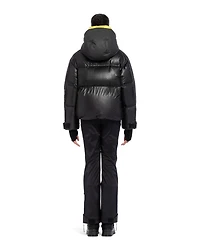 Cropped Light Re-Nylon down jacket