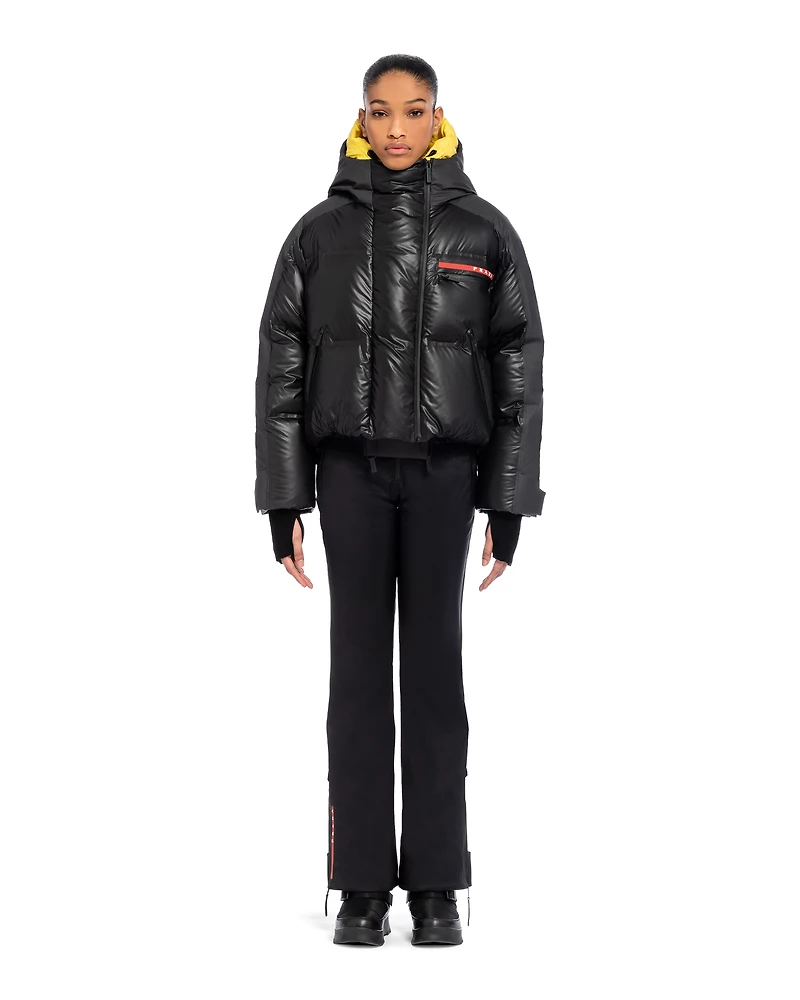 Cropped Light Re-Nylon down jacket
