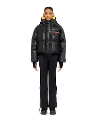 Cropped Light Re-Nylon down jacket