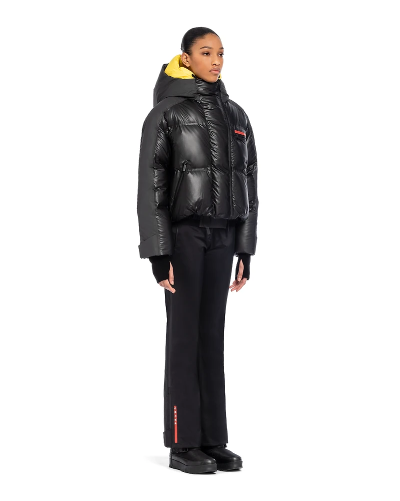 Cropped Light Re-Nylon down jacket