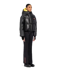 Cropped Light Re-Nylon down jacket