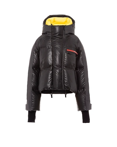 Cropped Light Re-Nylon down jacket
