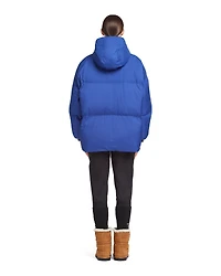 Oversized technical Re-Nylon down jacket
