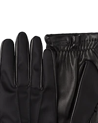 Re-Nylon and nappa leather gloves