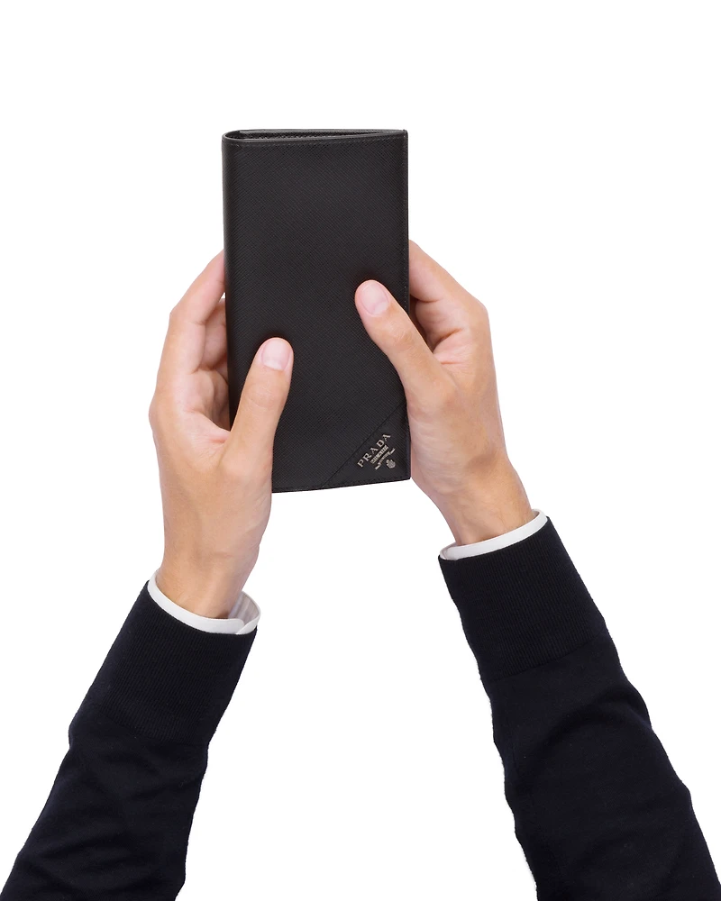 Large Saffiano Leather Wallet