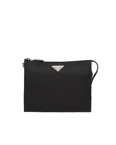 Re-Nylon and Saffiano leather necessaire
