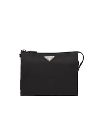 Re-Nylon and Saffiano leather necessaire