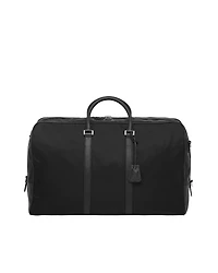 Re-Nylon and Saffiano leather duffle bag