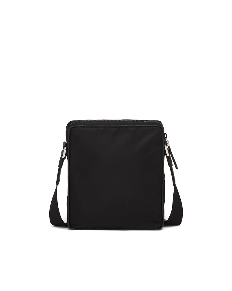 Re-Nylon and Saffiano leather shoulder bag