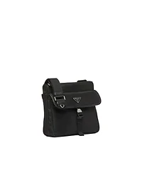 Re-Nylon and Saffiano leather shoulder bag