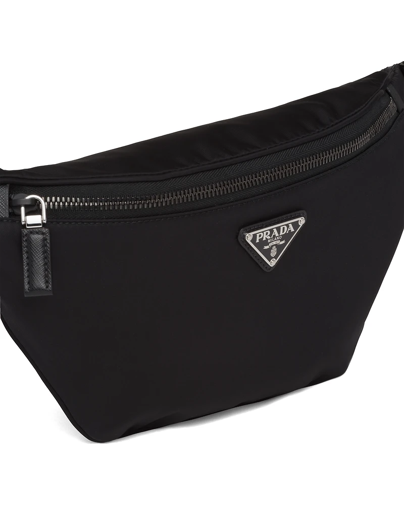 Re-Nylon and Saffiano leather belt bag