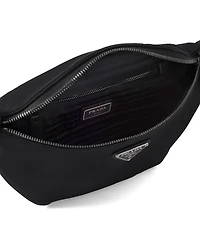 Re-Nylon and Saffiano leather belt bag