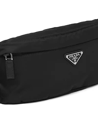 Re-Nylon and Saffiano leather belt bag
