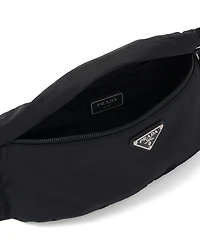 Re-Nylon and Saffiano leather belt bag