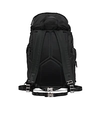 Re-Nylon and Saffiano leather backpack