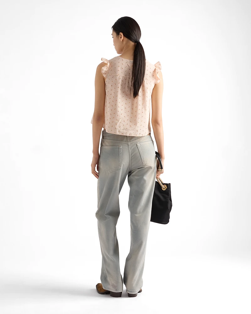 Eyelet lace top