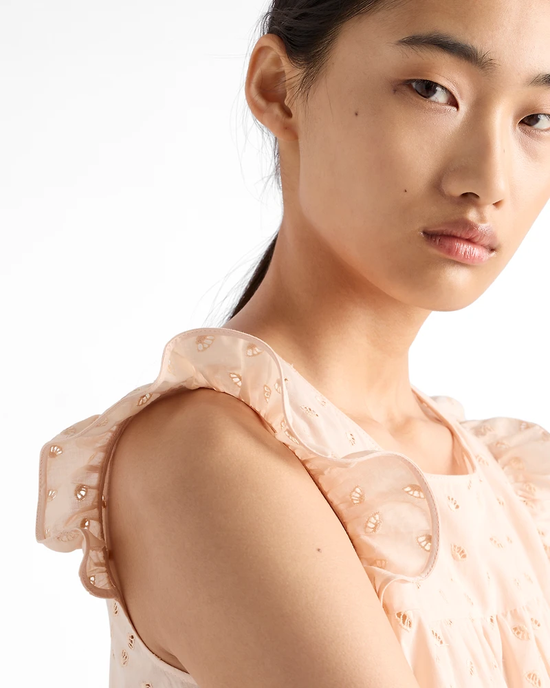 Eyelet lace top