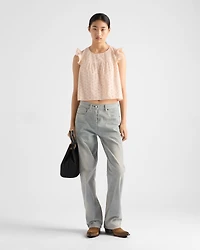 Eyelet lace top