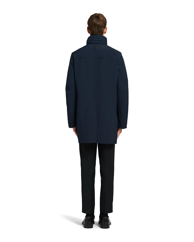 Technical fabric raincoat