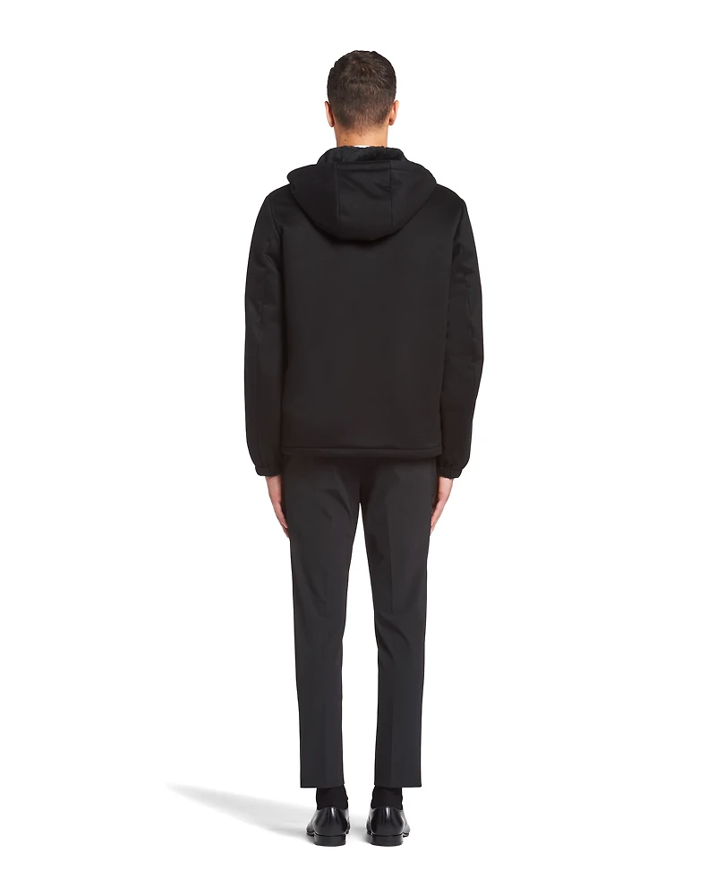 Cashmere blouson jacket