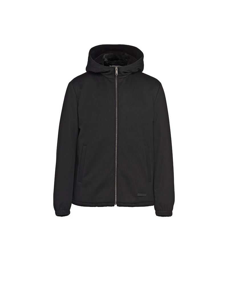 Cashmere blouson jacket