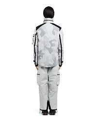Printed technical fabric ski windbreaker