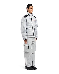 Printed technical fabric ski windbreaker