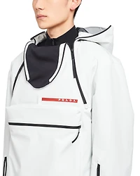 Technical fabric snowboard jacket