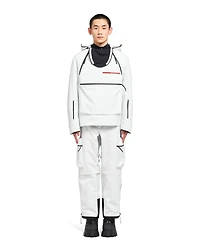 Technical fabric snowboard jacket