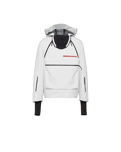 Technical fabric snowboard jacket