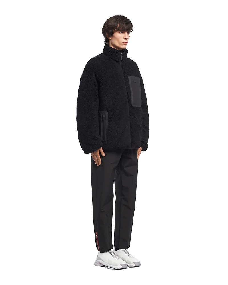 Reversible cropped Light Re-Nylon down jacket