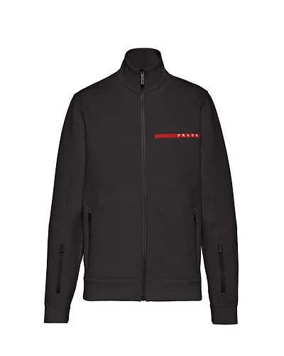 Recycled Double Technical Jersey sweatshirt jacket