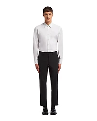 Stretch technical fabric trousers