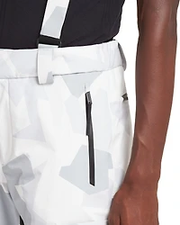 Printed technical fabric ski pants