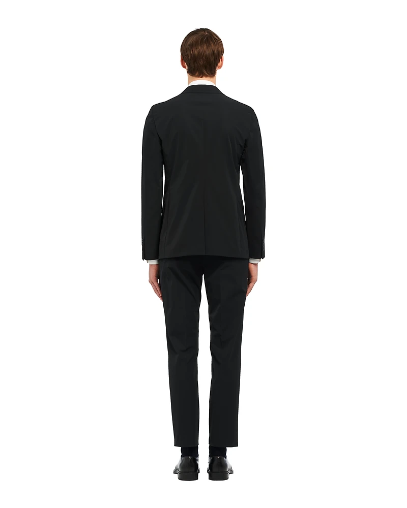 Technical fabric single-breasted suit